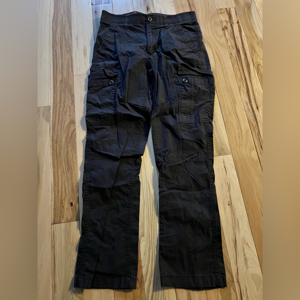 Wear First Black Cargo Pants with Sturdy Fabric and Belt Loops Men’s 18 (30*30)